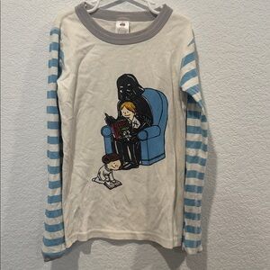 Hanna Andersson Star Wars Darth Vader Princess Leia Pajama Long Sleeve Size 12